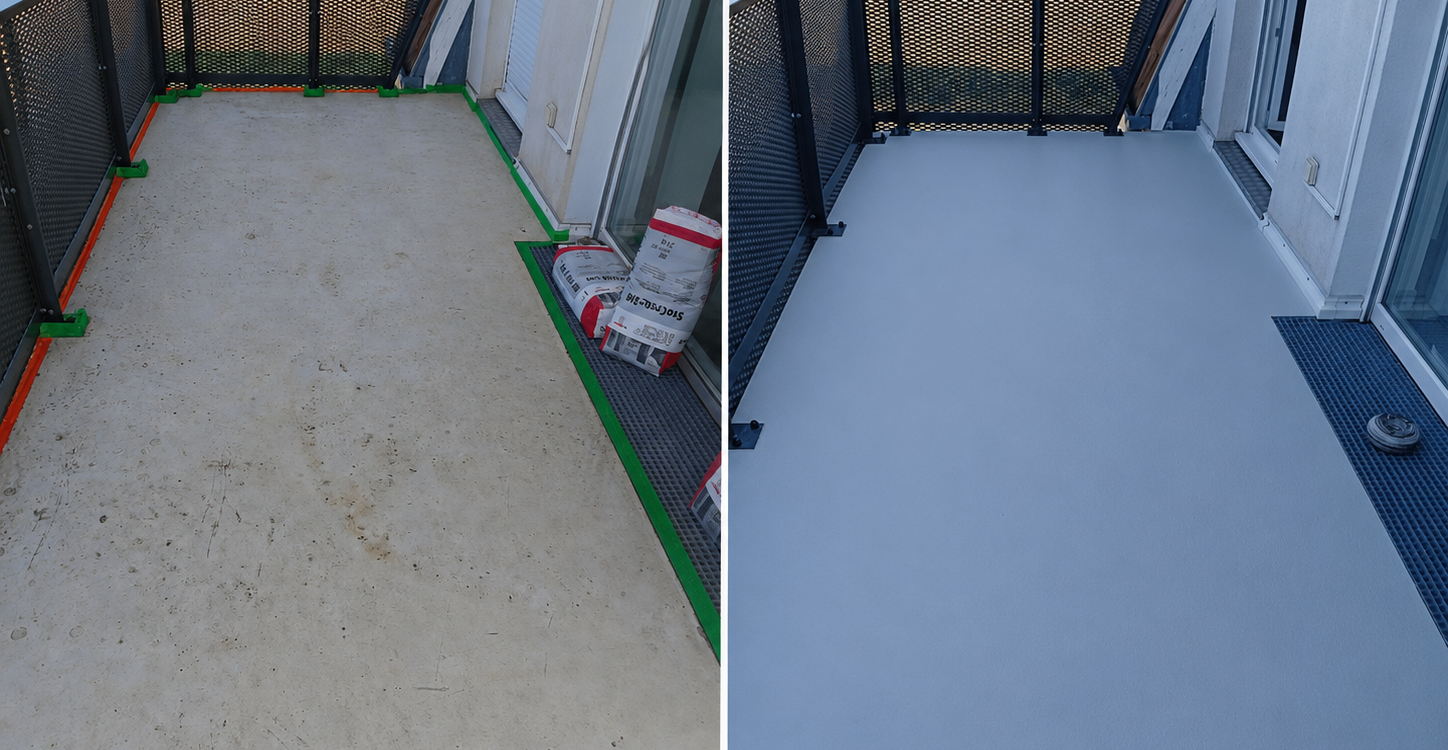 R&eacute;novation et &eacute;tanch&eacute;it&eacute; de sol de balcon &agrave; Colmar, Mulhouse et Saint-Louis : des solutions professionnelles pour un balcon durable, esth&eacute;tique et parfaitement prot&eacute;g&eacute; Guebwiller